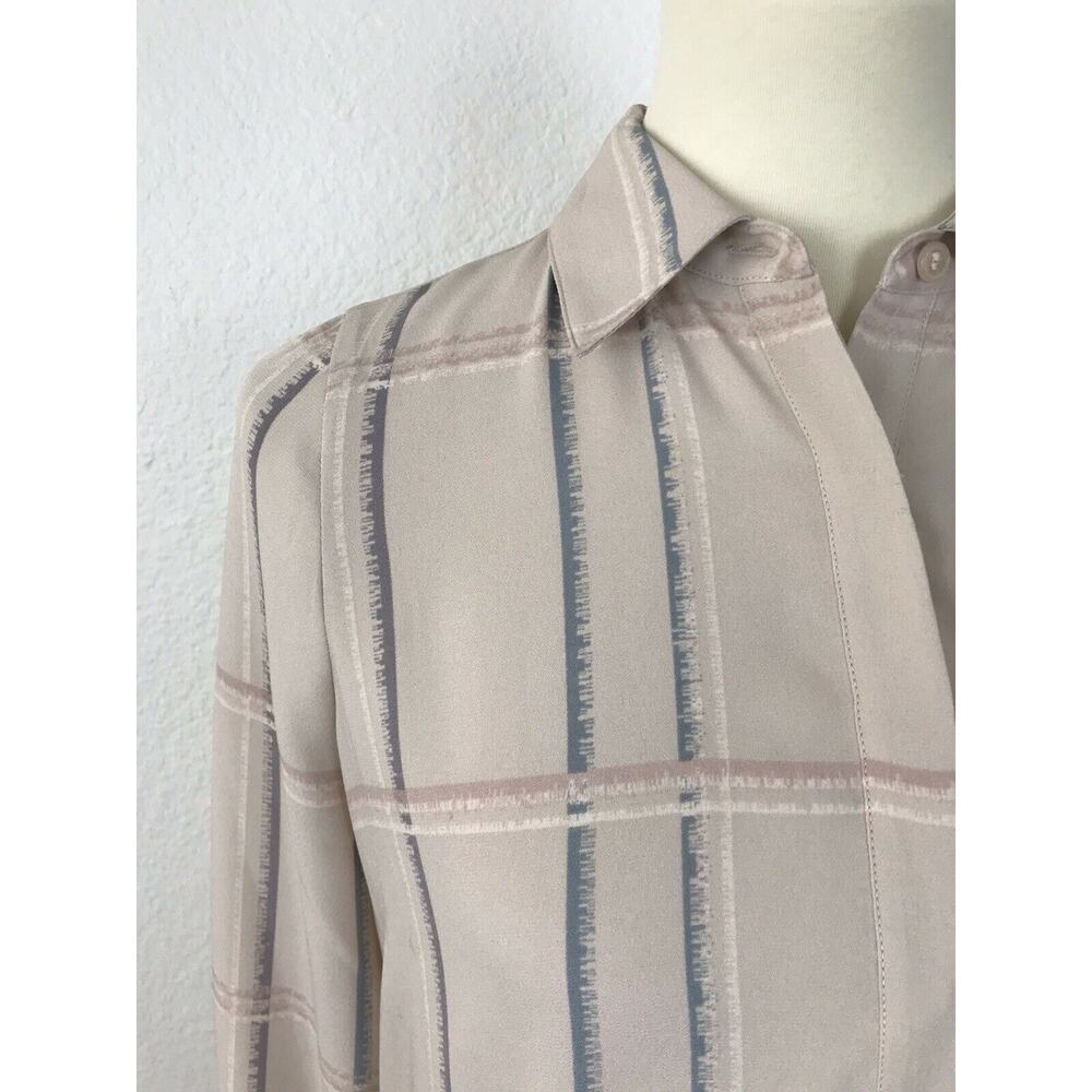 BCBGMaxAzria Dress Peggy Drop Waist Plaid Swing Mini Preppy Contemporary Modern - Picture 3 of 12